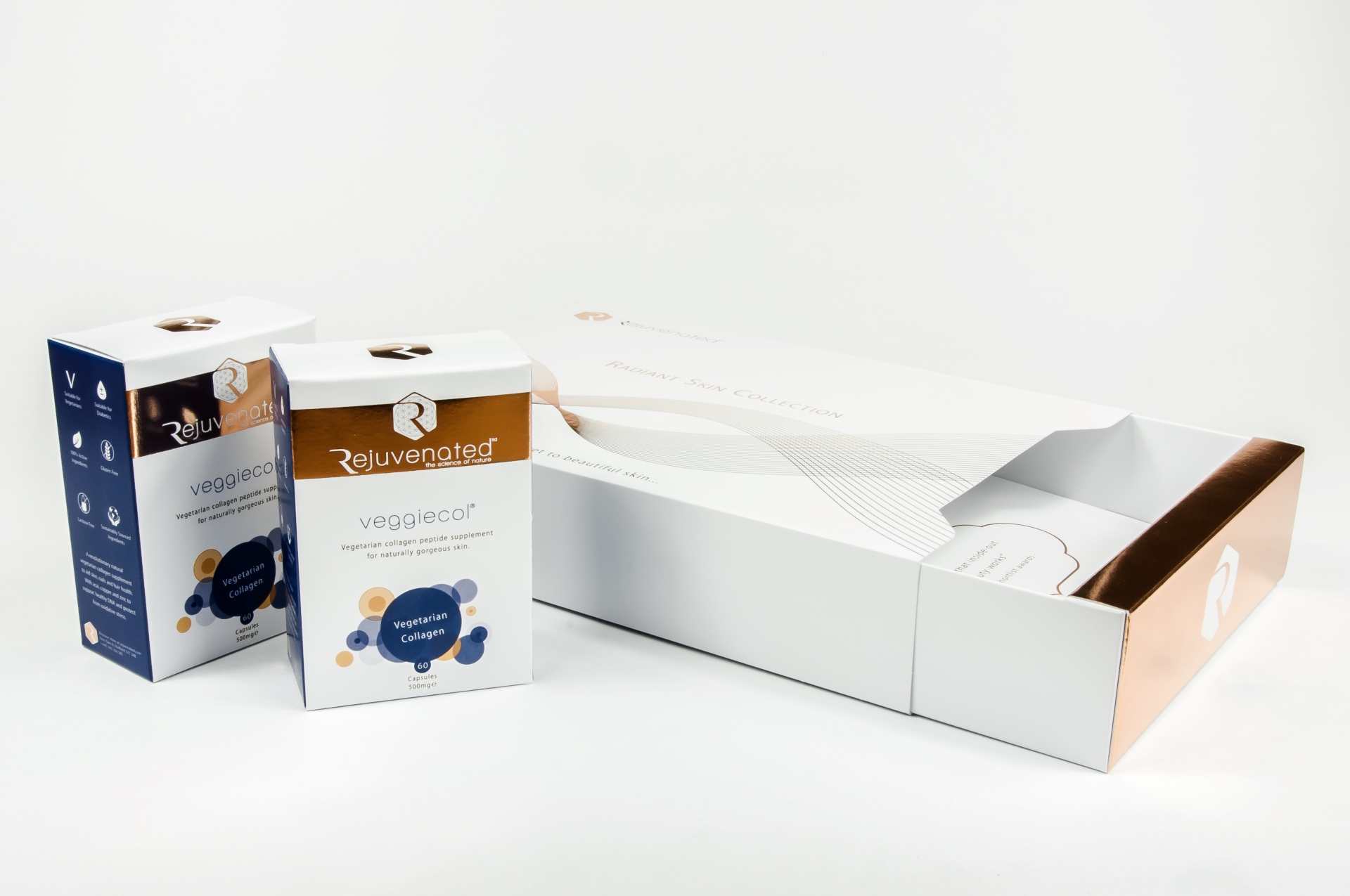 Rejuvenated Skincare Range Packaging